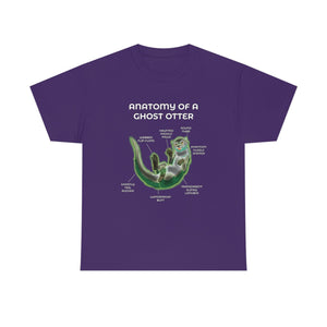 Otter Ghost - T-Shirt T-Shirt Artworktee Purple S 