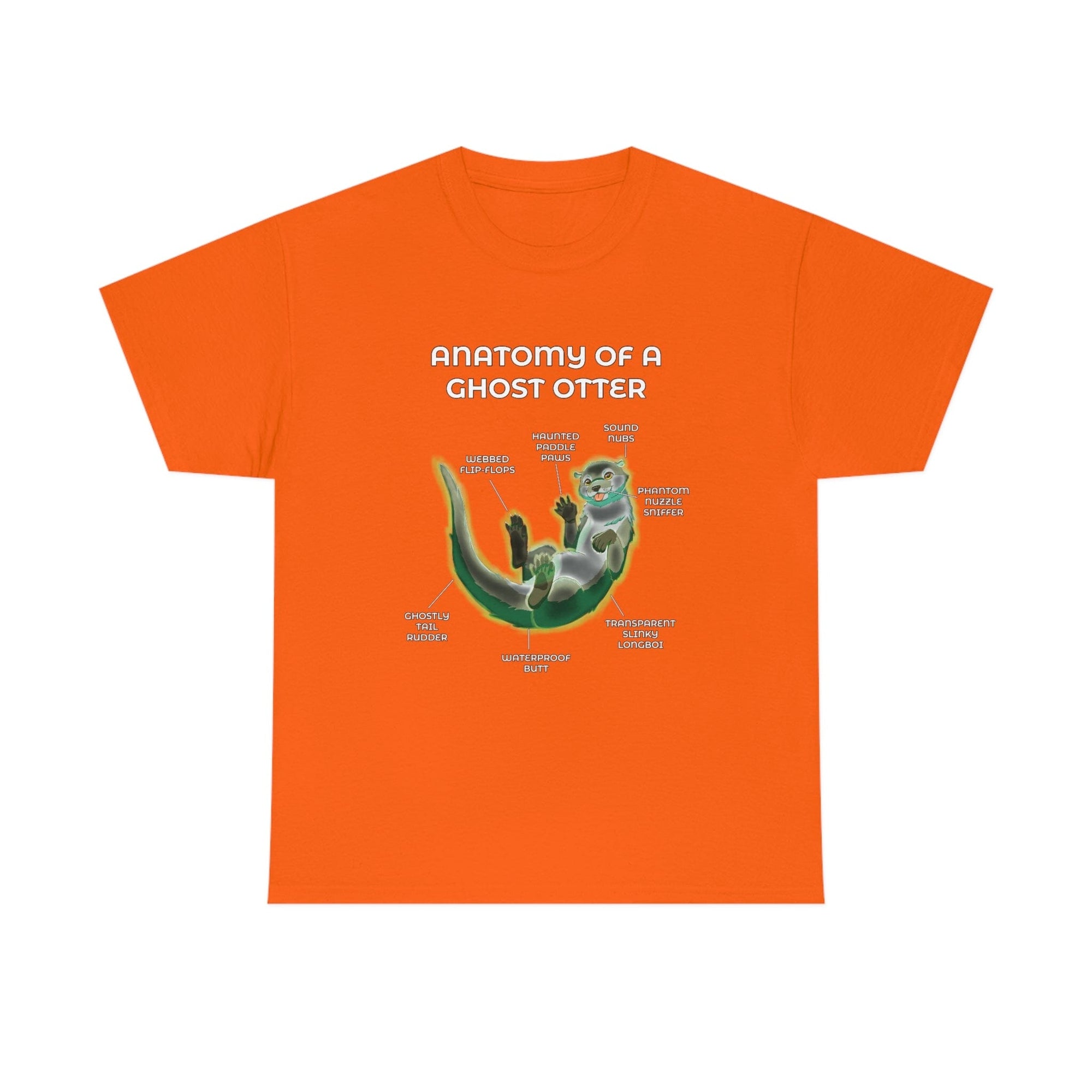 Otter Ghost - T-Shirt T-Shirt Artworktee Orange S 