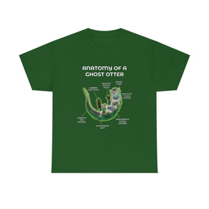 Otter Ghost - T-Shirt T-Shirt Artworktee Green S 