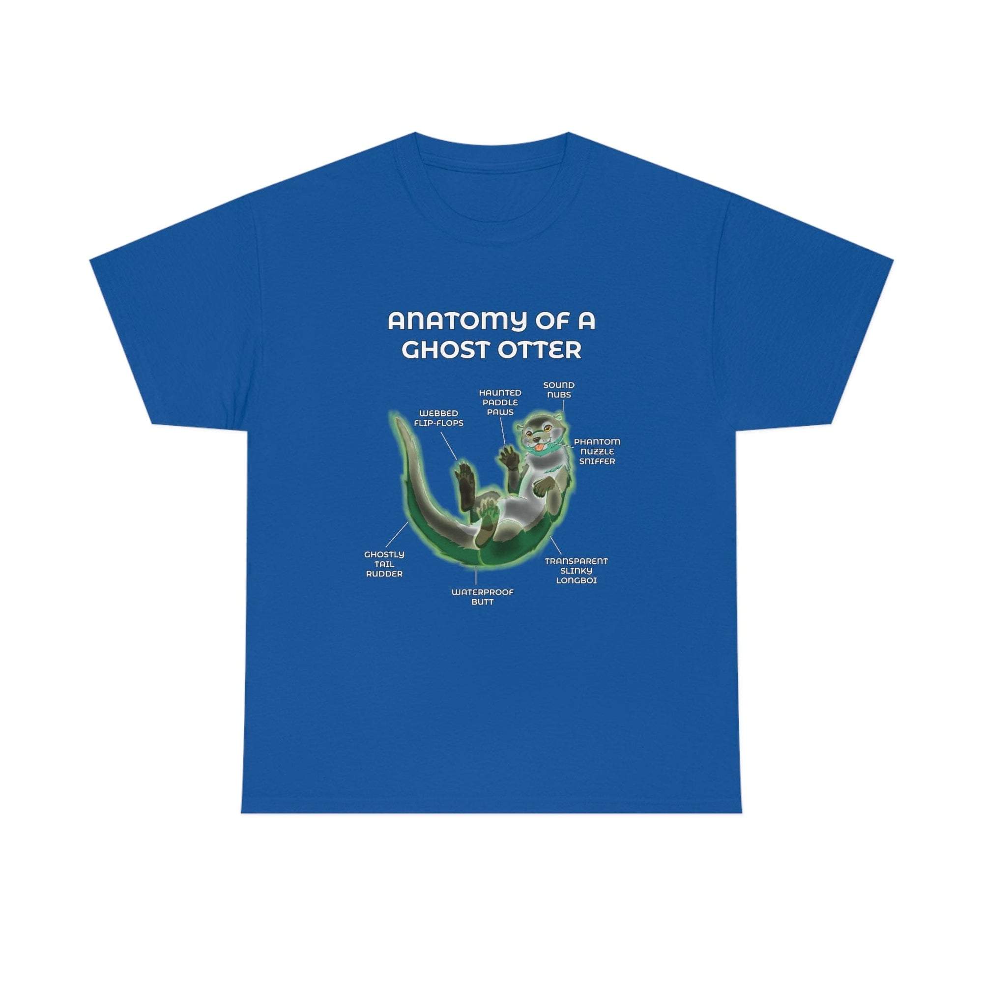 Otter Ghost - T-Shirt T-Shirt Artworktee Royal Blue S 