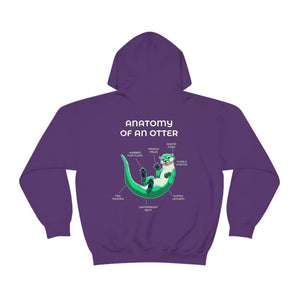 Otter Green - Hoodie Hoodie Artworktee Purple S 