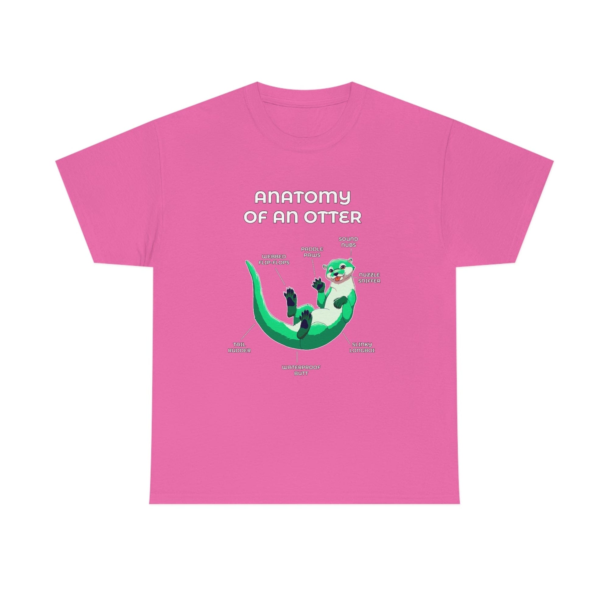 Otter Green - T-Shirt T-Shirt Artworktee Pink S 
