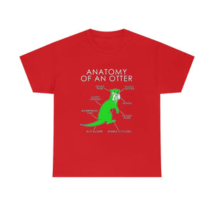 Otter Green - T-Shirt Tank Top Artworktee Red S 