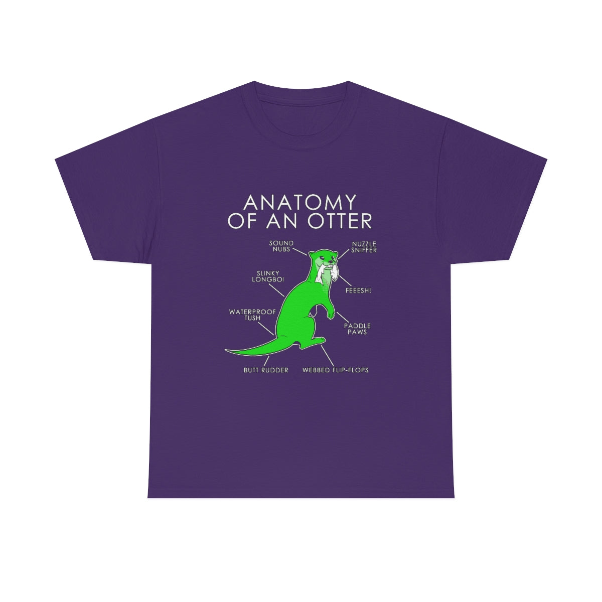 Otter Green - T-Shirt Tank Top Artworktee Purple S 