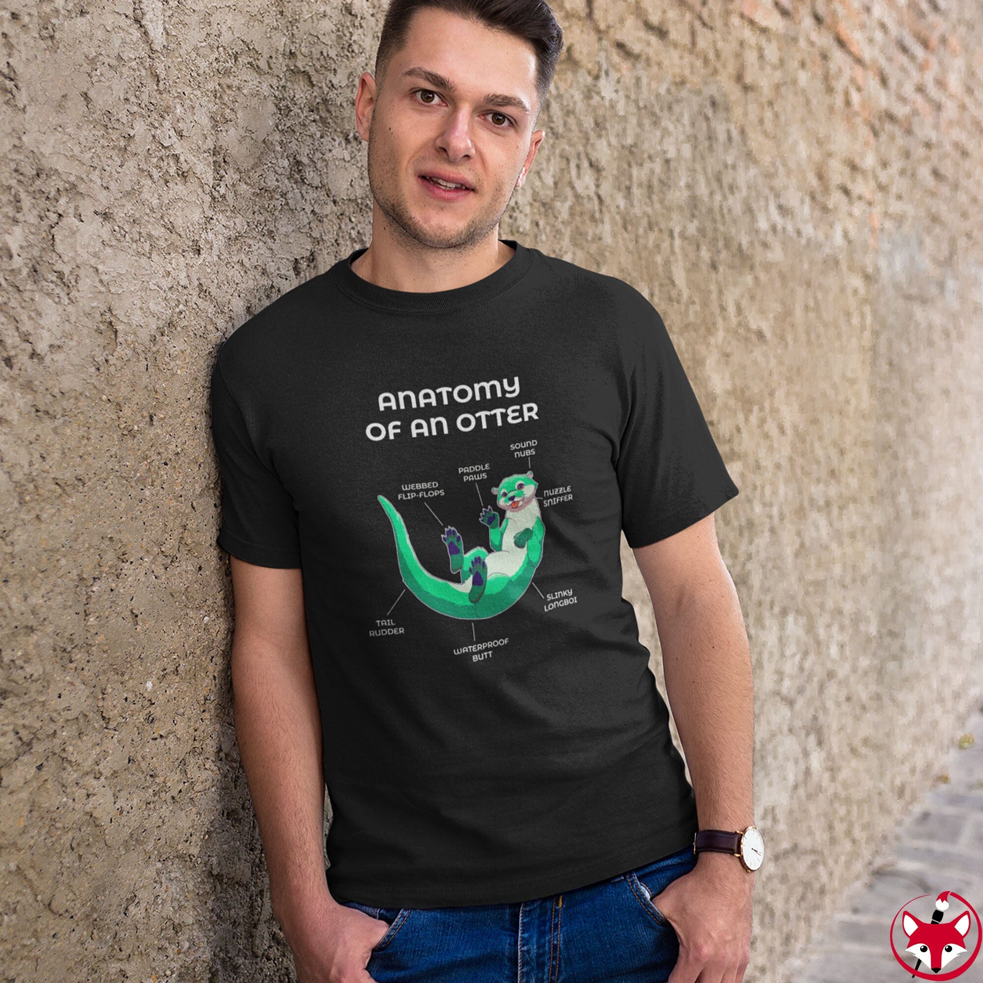 Otter Green - T-Shirt T-Shirt Artworktee 