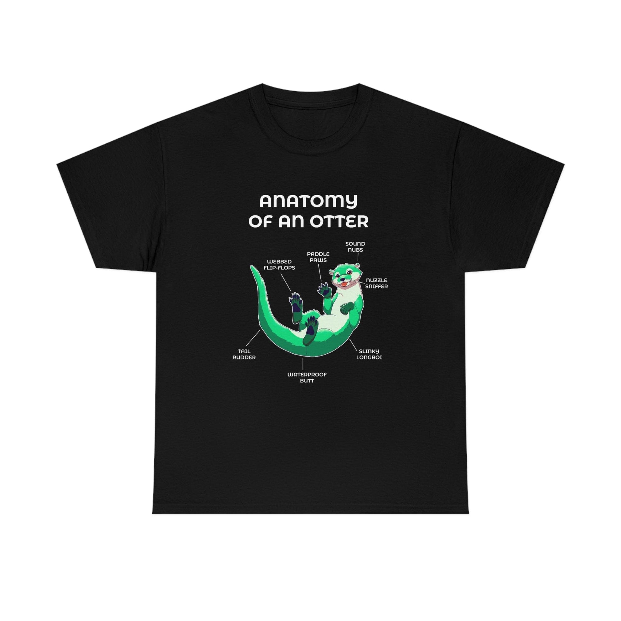 Otter Green - T-Shirt T-Shirt Artworktee Black S 