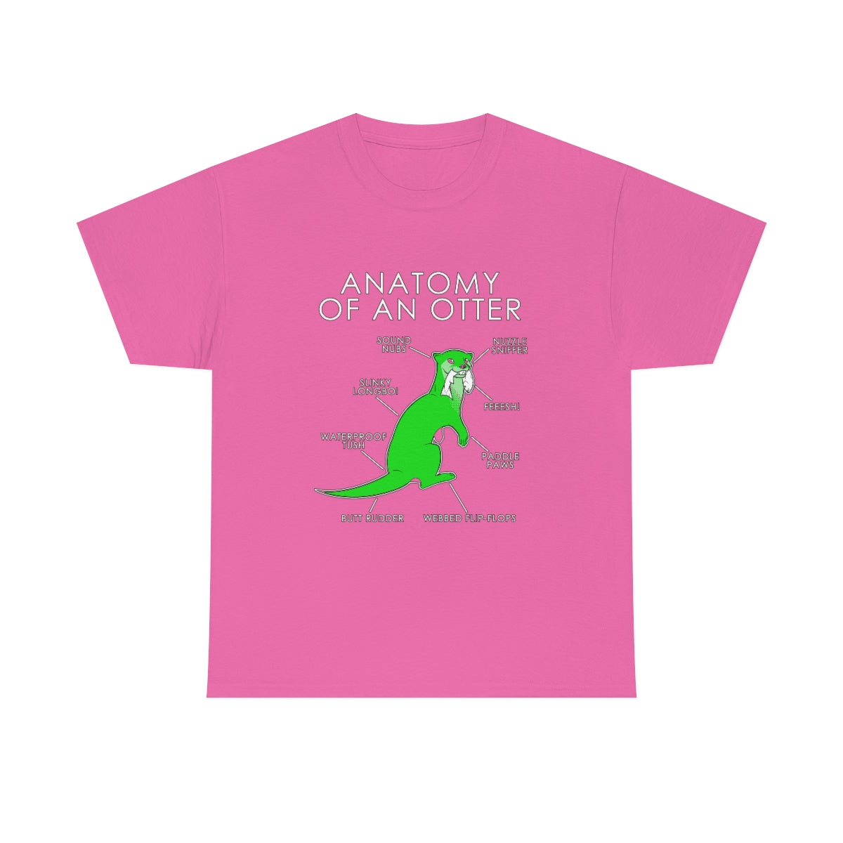 Otter Green - T-Shirt Tank Top Artworktee Pink S 