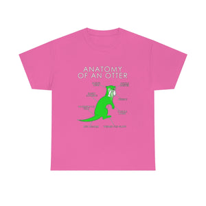 Otter Green - T-Shirt Tank Top Artworktee Pink S 