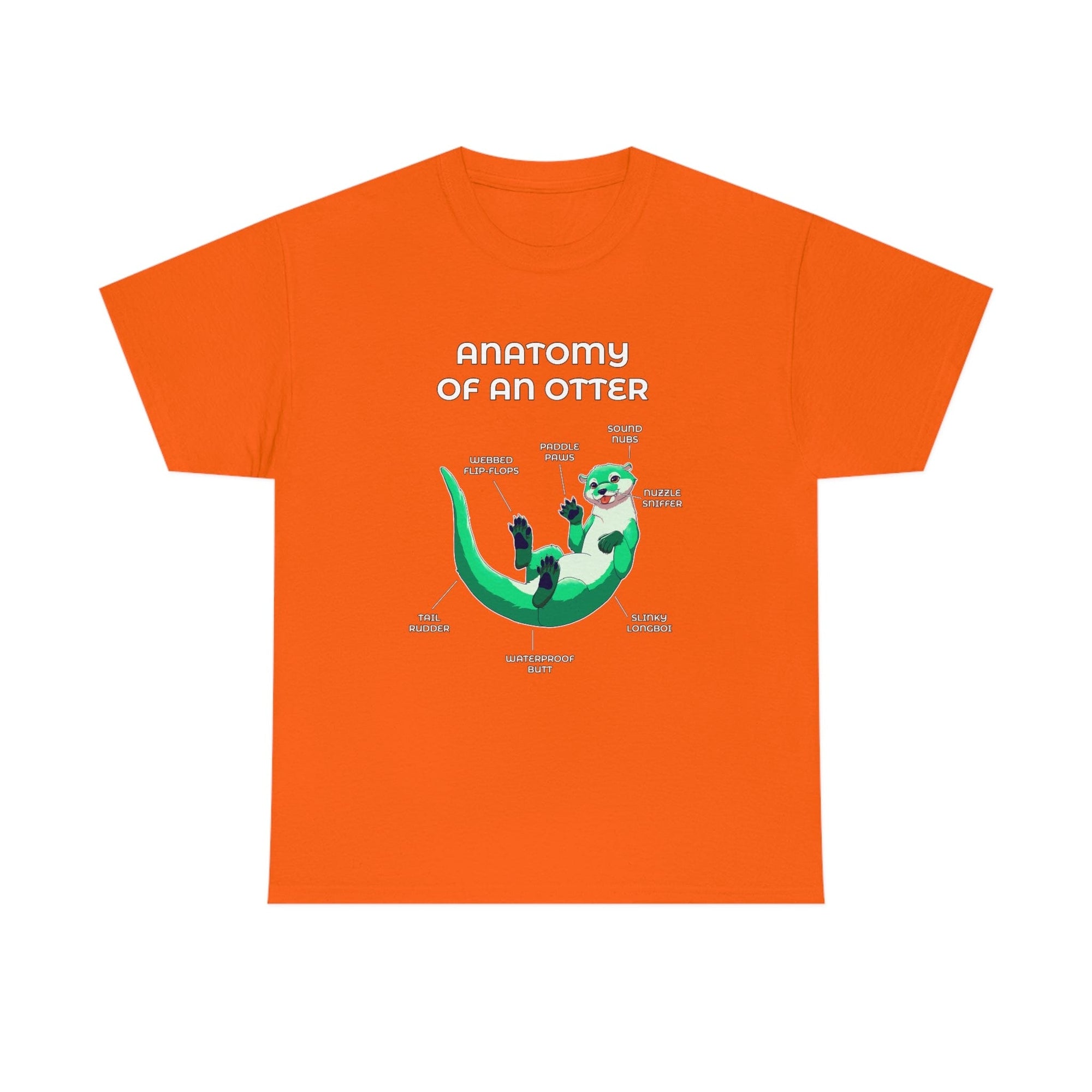 Otter Green - T-Shirt T-Shirt Artworktee Orange S 