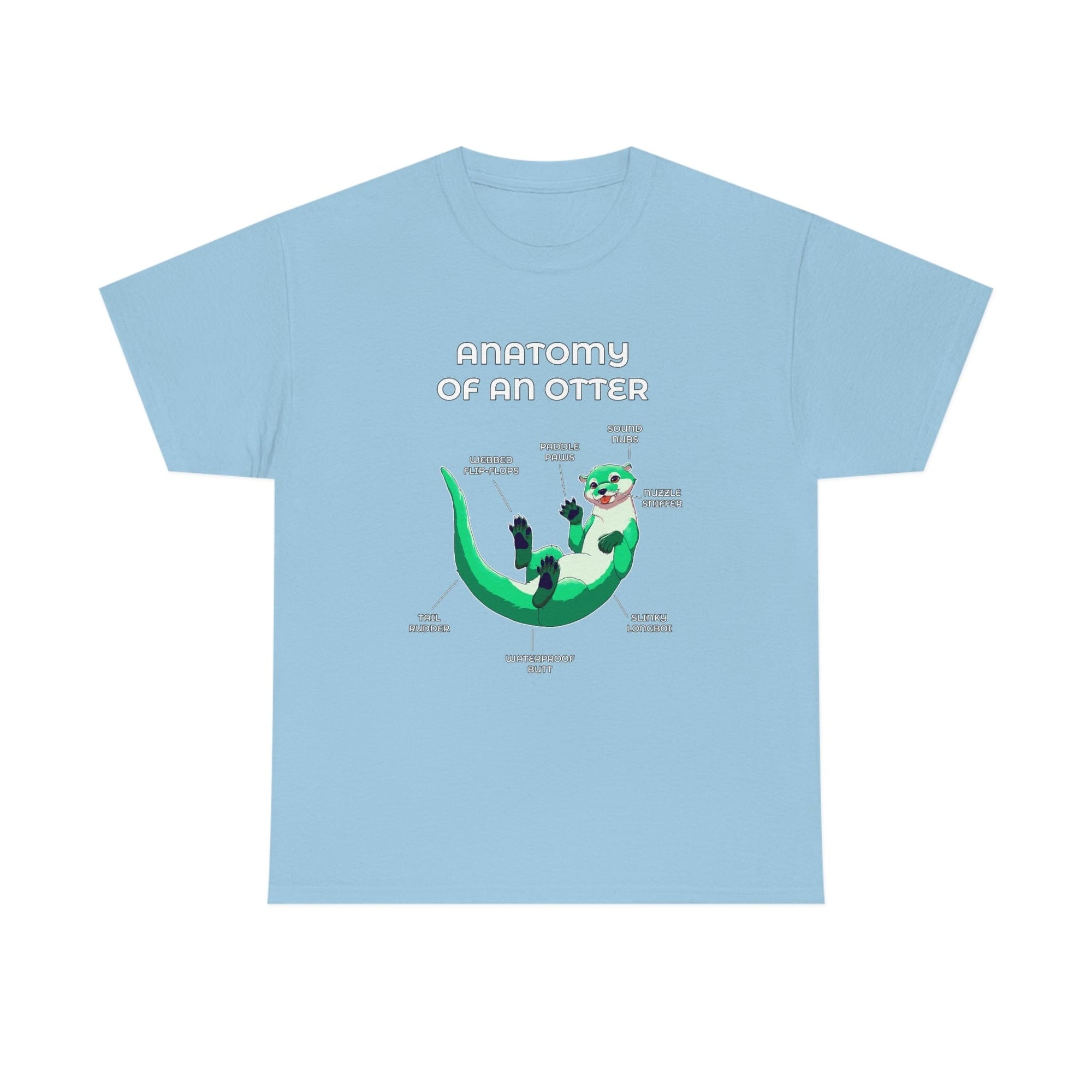 Otter Green - T-Shirt T-Shirt Artworktee Light Blue S 