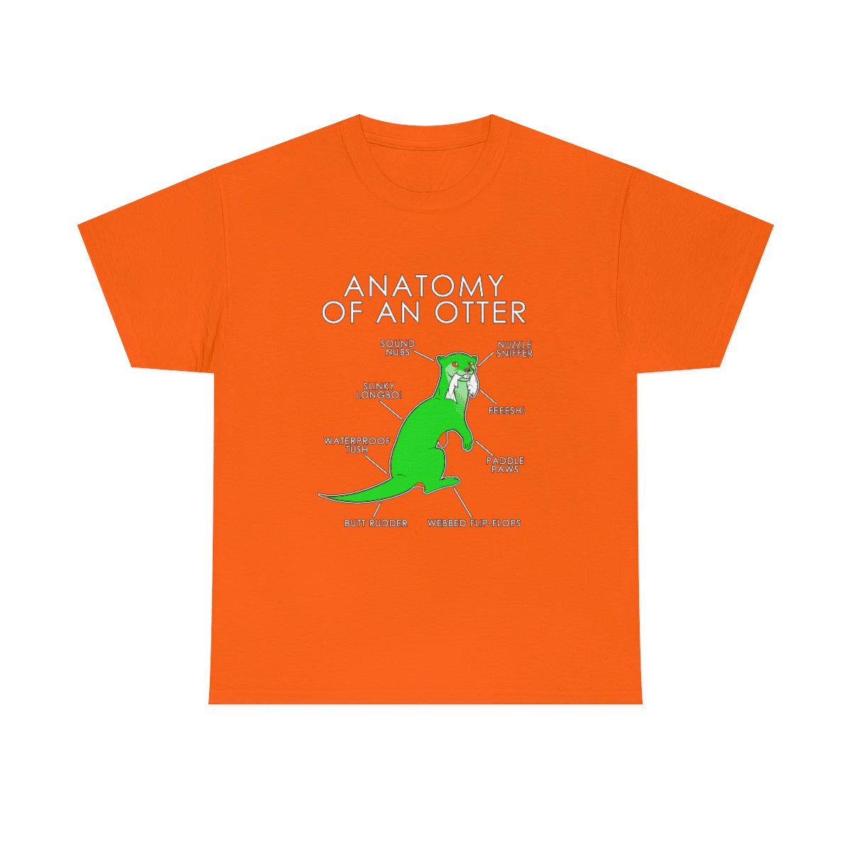 Otter Green - T-Shirt Tank Top Artworktee Orange S 