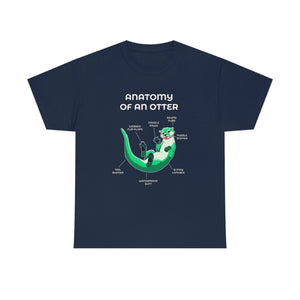 Otter Green - T-Shirt T-Shirt Artworktee Navy Blue S 