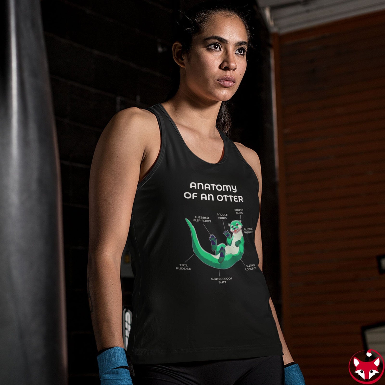 Otter Green - Tank Top Tank Top Artworktee 