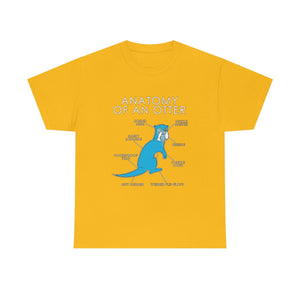 Otter Light Blue - T-Shirt T-Shirt Artworktee Gold S 