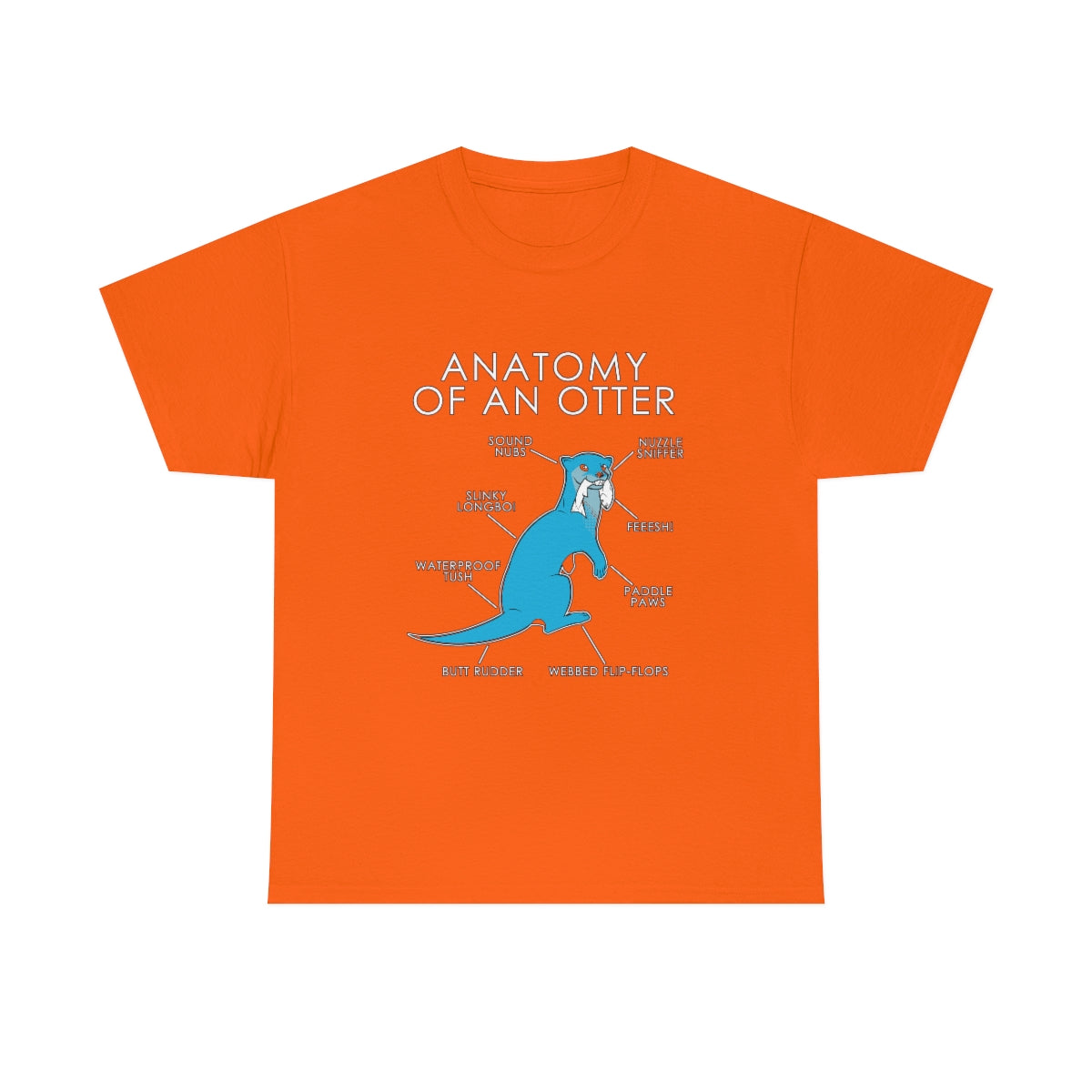 Otter Light Blue - T-Shirt T-Shirt Artworktee Orange S 