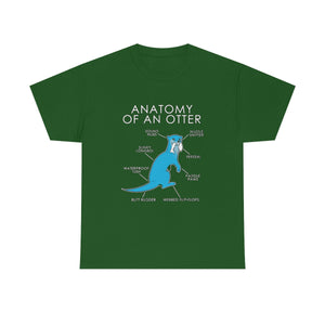 Otter Light Blue - T-Shirt T-Shirt Artworktee Green S 