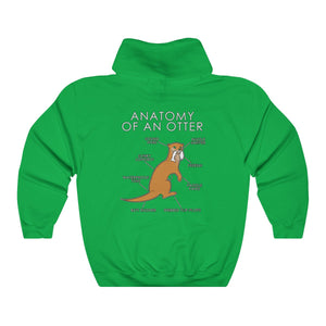 Otter Orange - Hoodie Hoodie Artworktee Green S 