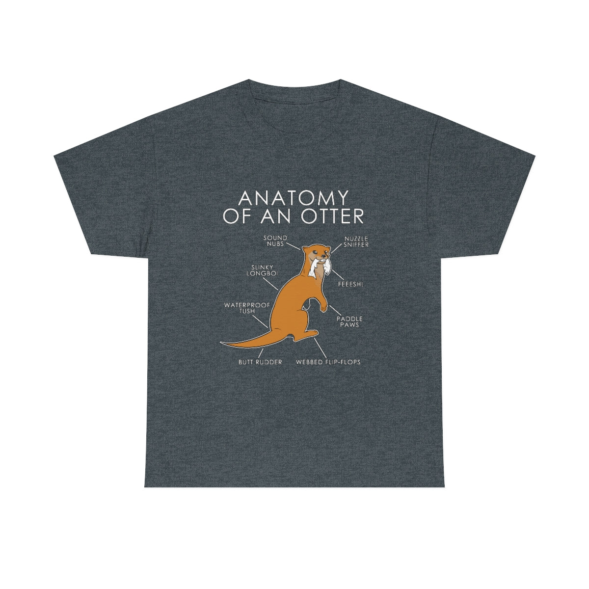 Otter Orange - T-Shirt T-Shirt Artworktee Dark Heather S 