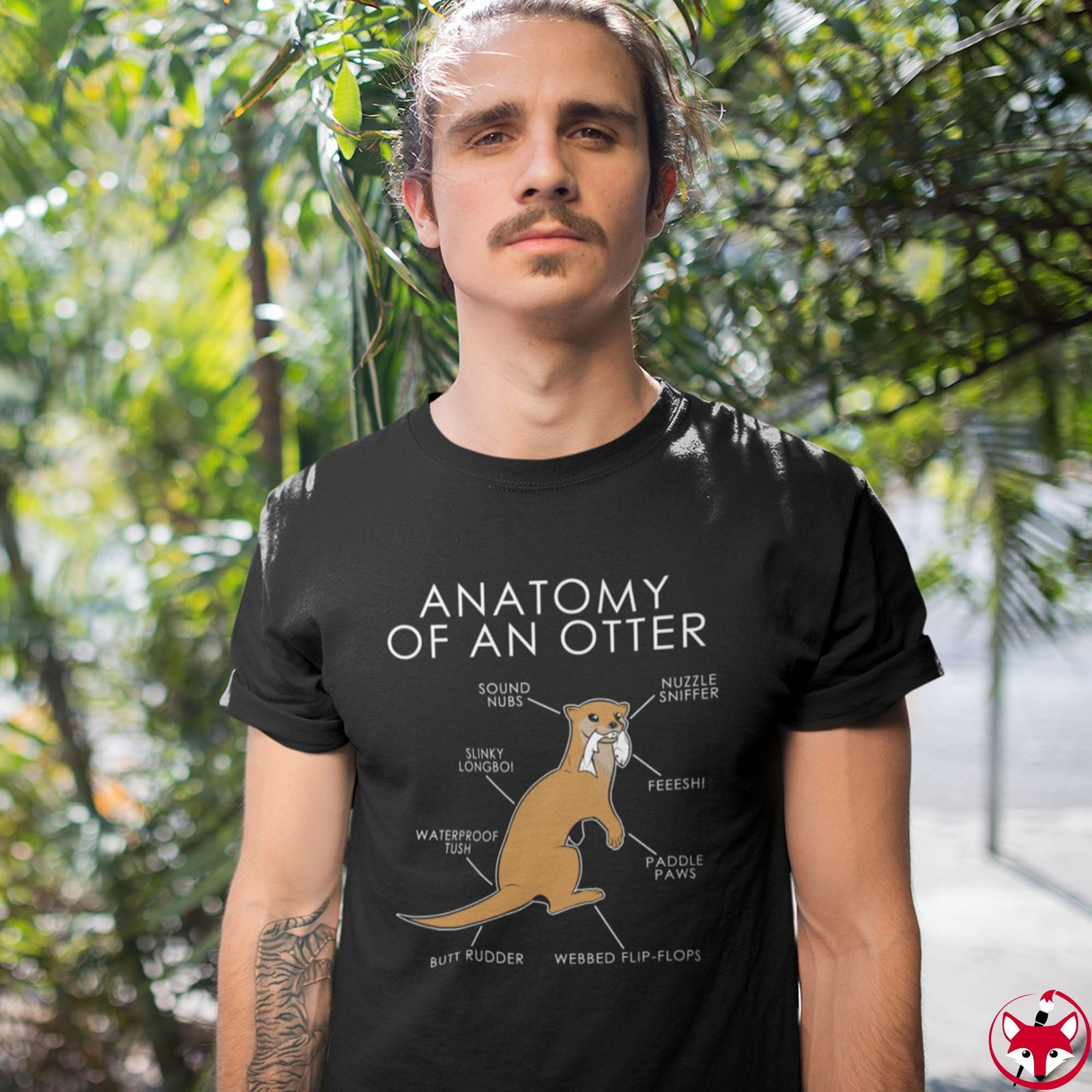 Otter Orange - T-Shirt T-Shirt Artworktee 