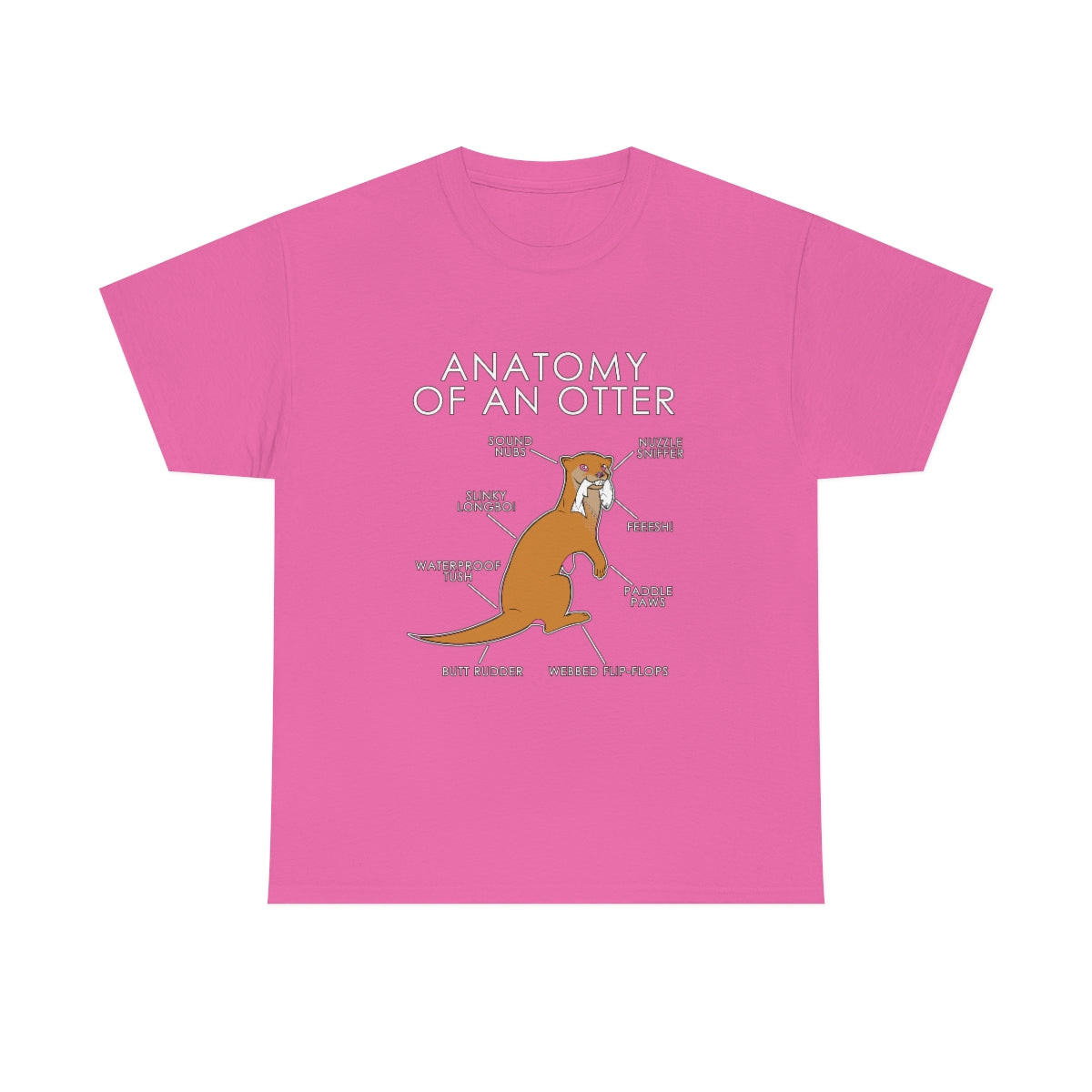 Otter Orange - T-Shirt T-Shirt Artworktee Pink S 