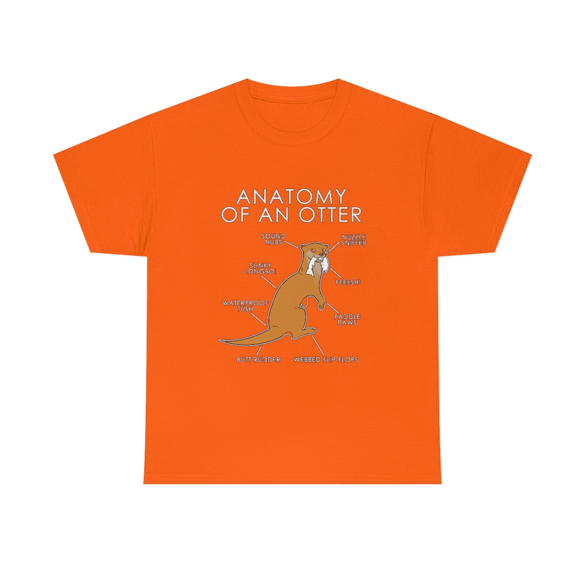 Otter Orange - T-Shirt T-Shirt Artworktee Orange S 