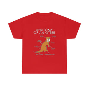 Otter Orange - T-Shirt T-Shirt Artworktee Red S 