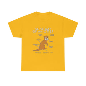 Otter Orange - T-Shirt T-Shirt Artworktee Gold S 