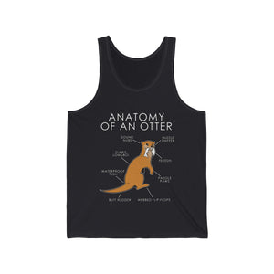 Otter Orange - Tank Top Tank Top Artworktee Dark Grey XS 