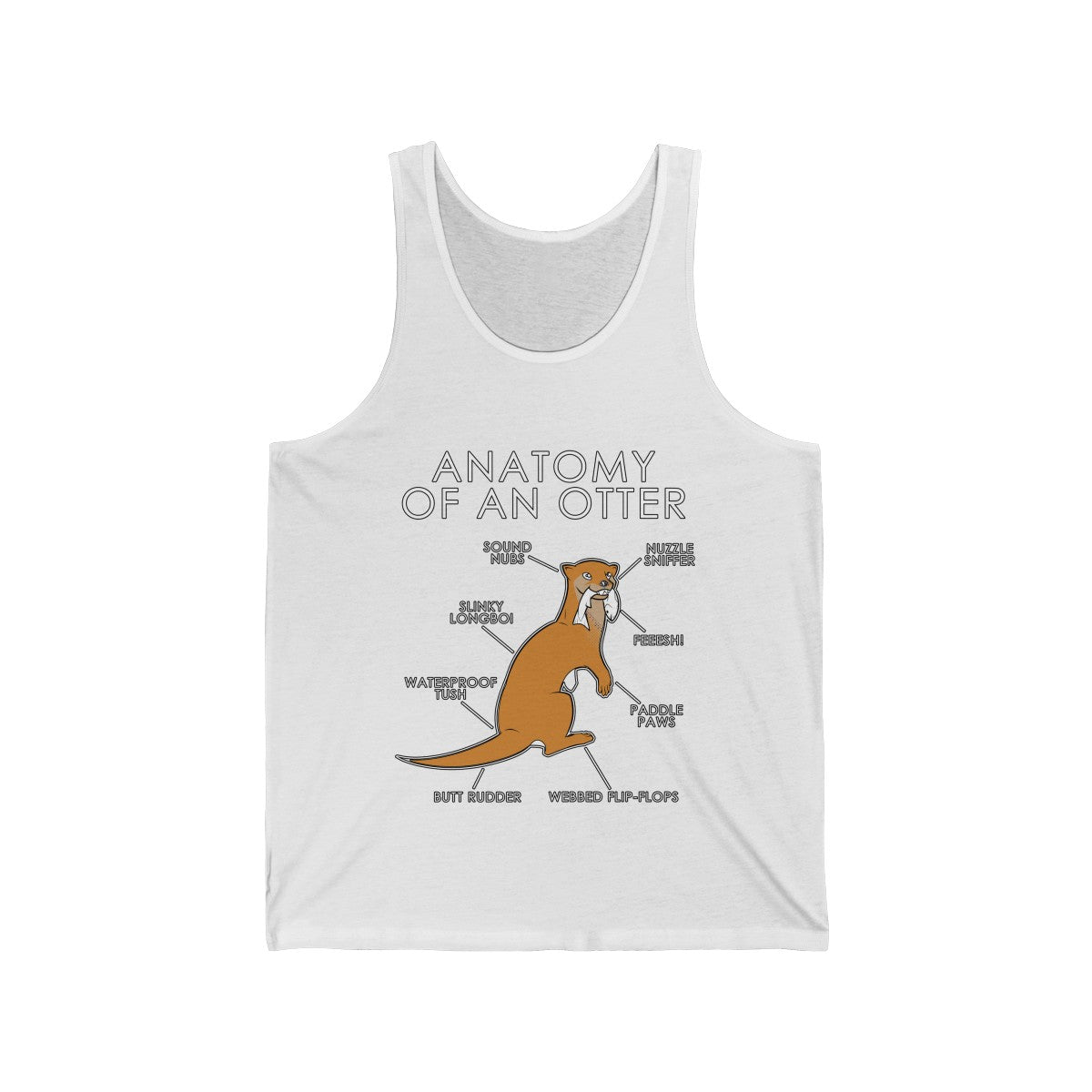 Otter Orange - Tank Top Tank Top Artworktee White XS 