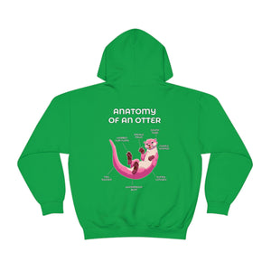 Otter Pink - Hoodie Hoodie Artworktee Green S 