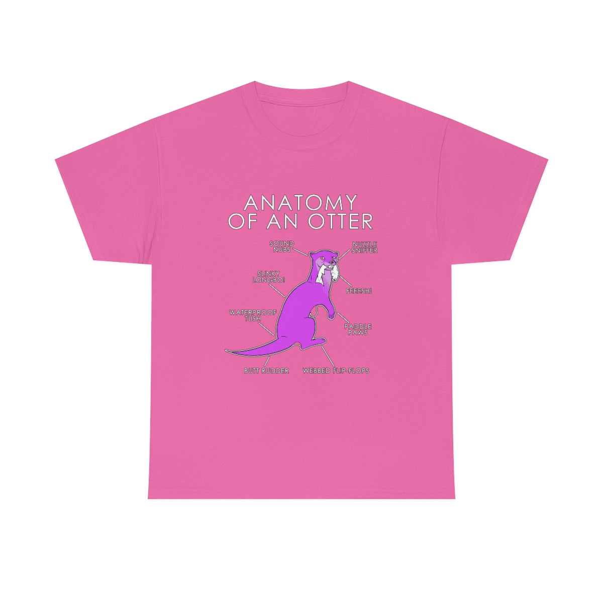 Otter Pink - T-Shirt T-Shirt Artworktee Pink S 