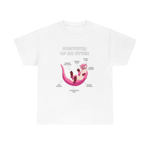 Otter Pink - T-Shirt T-Shirt Artworktee White S 