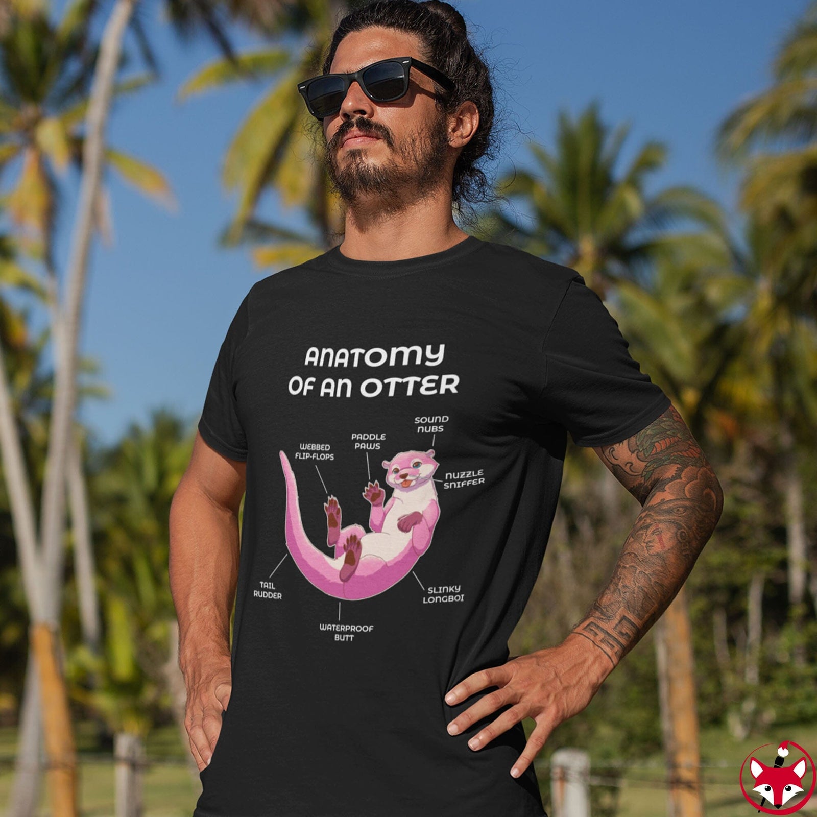 Otter Pink - T-Shirt T-Shirt Artworktee 