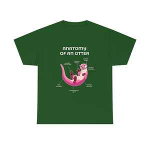 Otter Pink - T-Shirt T-Shirt Artworktee Green S 