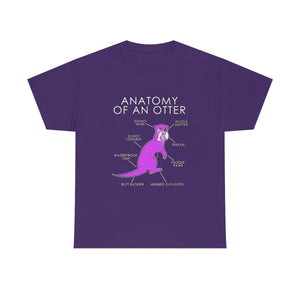 Otter Pink - T-Shirt T-Shirt Artworktee Purple S 