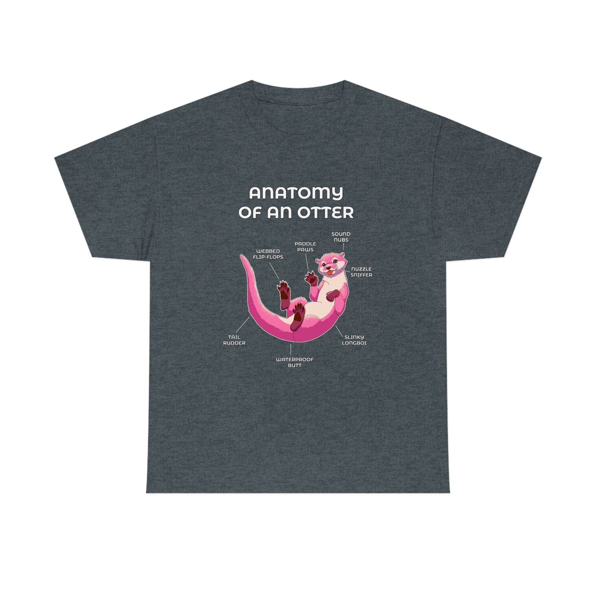 Otter Pink - T-Shirt T-Shirt Artworktee Dark Heather S 