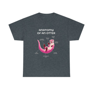 Otter Pink - T-Shirt T-Shirt Artworktee Dark Heather S 