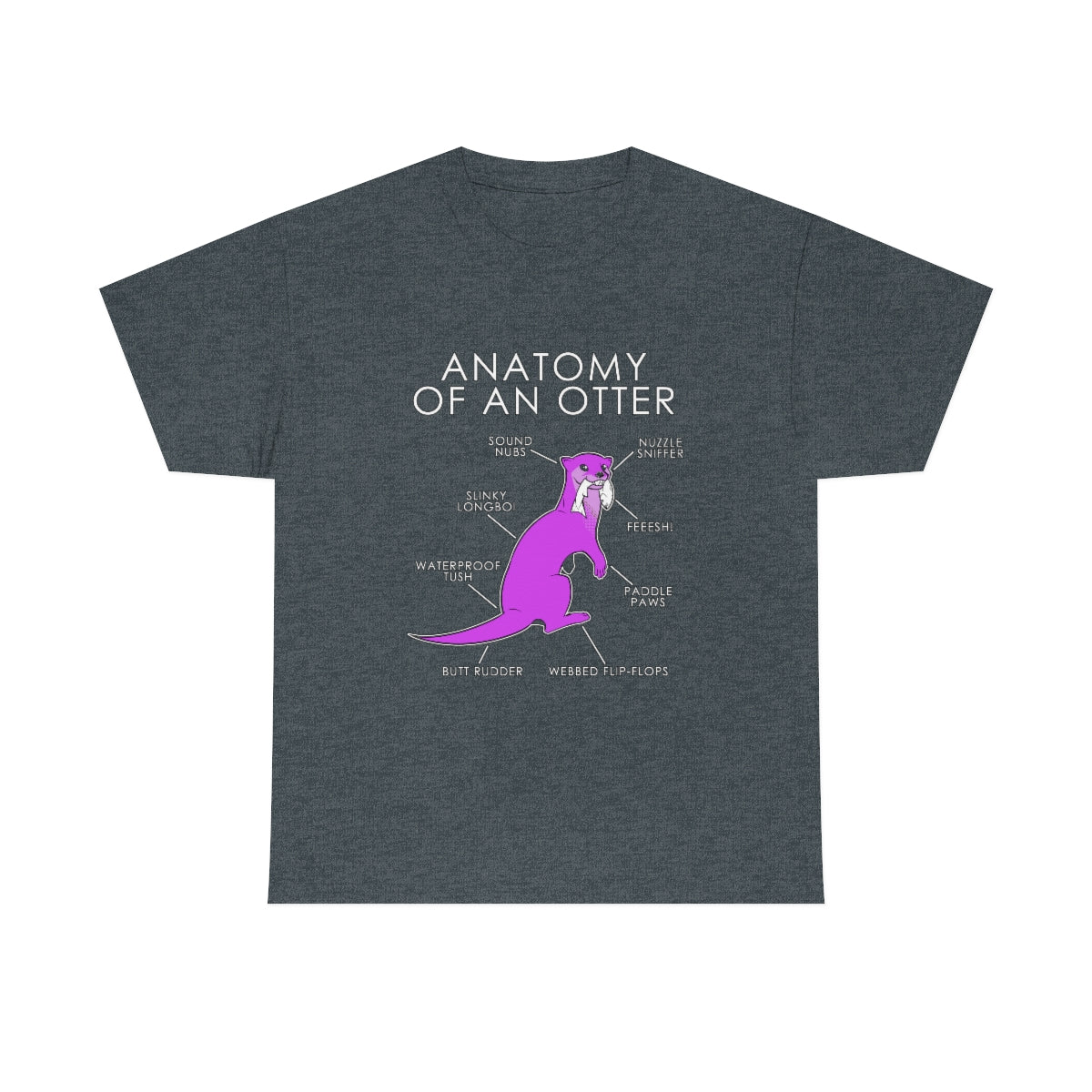 Otter Pink - T-Shirt T-Shirt Artworktee Dark Heather S 