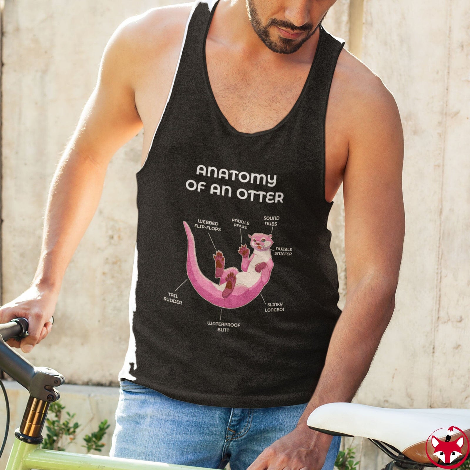 Otter Pink - Tank Top Tank Top Artworktee 