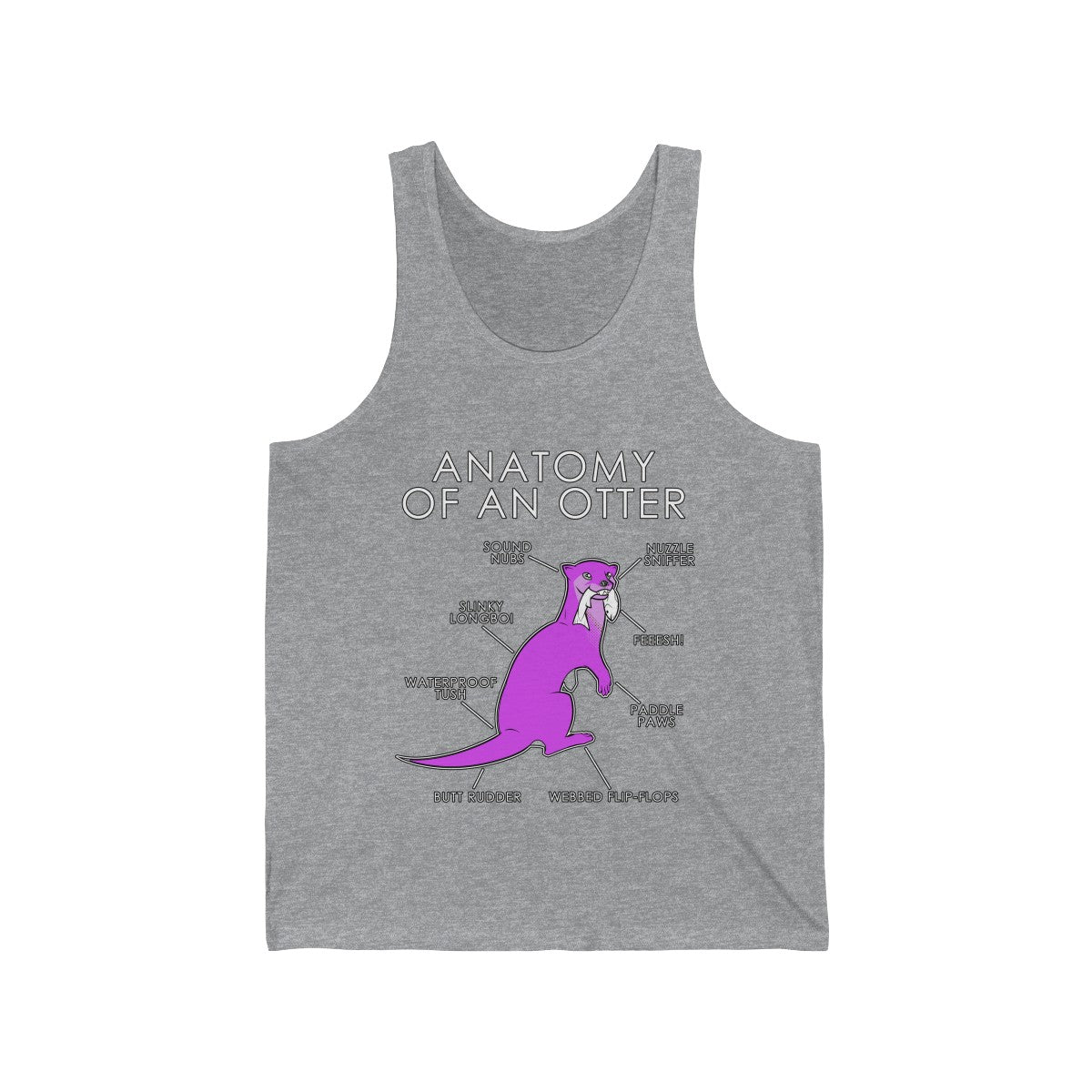 Otter Pink - Tank Top Tank Top Artworktee Heather XS 