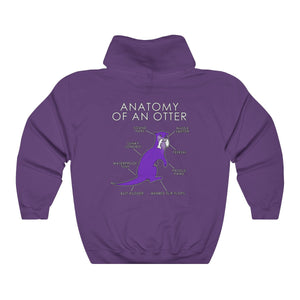 Otter Purple - Hoodie Hoodie Artworktee Purple S 