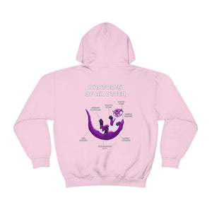 Otter Purple - Hoodie Hoodie Artworktee Light Pink S 