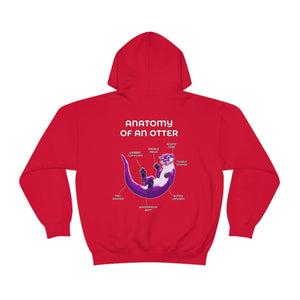 Otter Purple - Hoodie Hoodie Artworktee Red S 