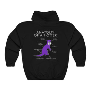 Otter Purple - Hoodie Hoodie Artworktee Black S 