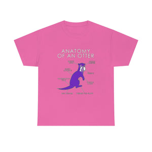 Otter Purple - T-Shirt T-Shirt Artworktee Pink S 