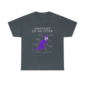 Otter Purple - T-Shirt T-Shirt Artworktee Dark Heather S 