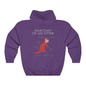 Otter Red - Hoodie Hoodie Artworktee Purple S 