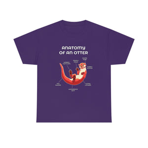 Otter Red - T-Shirt T-Shirt Artworktee Purple S 