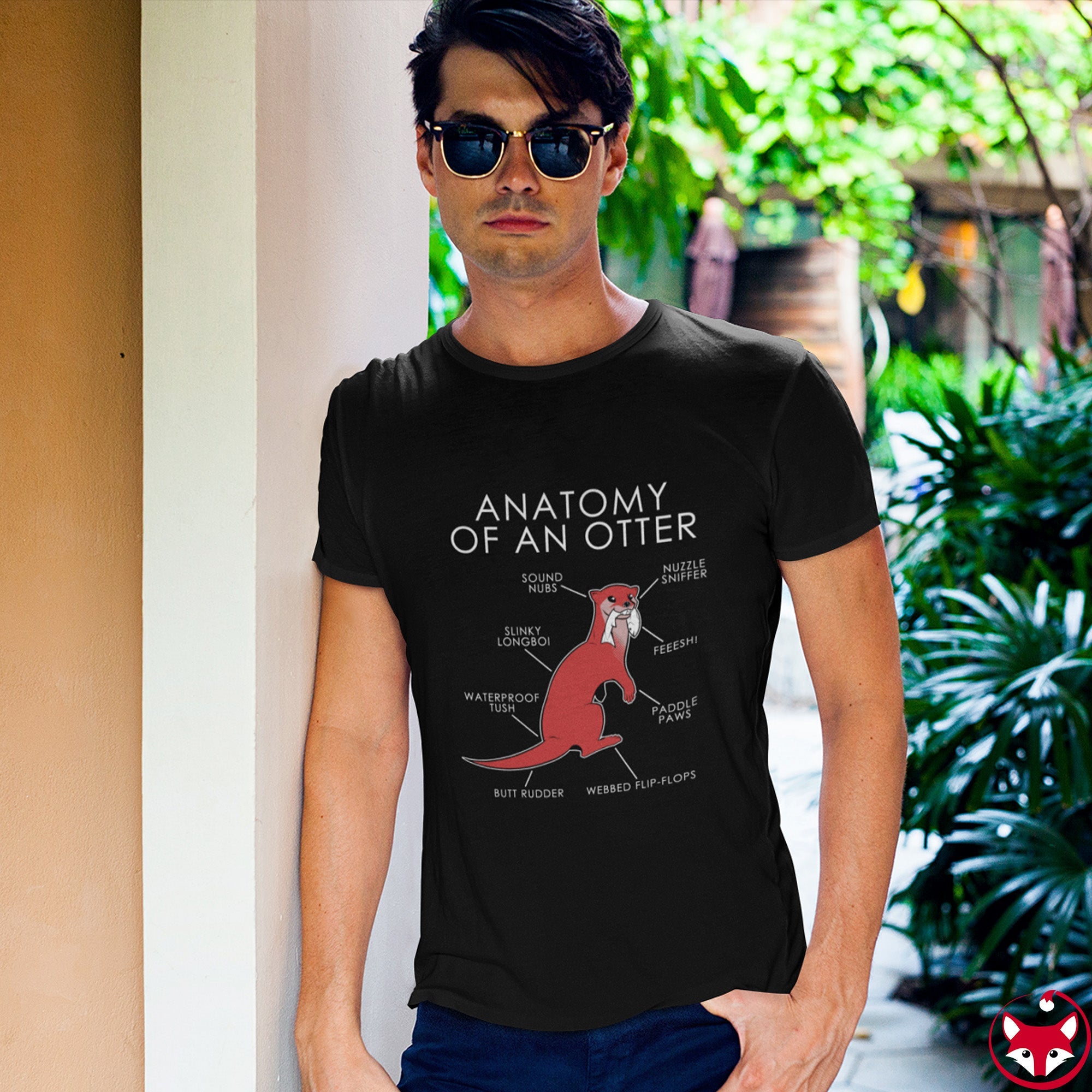Otter Red - T-Shirt T-Shirt Artworktee 