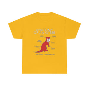 Otter Red - T-Shirt T-Shirt Artworktee Gold S 